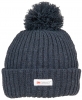Thinsulate Chunky Ribbed Bobble Hat in Grey