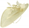 Failsworth Millinery Shaped Saucer Headpiece in Ivory