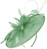 Failsworth Millinery Shaped Sinamay Disc in Lagoon