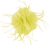 Failsworth Millinery Feather Fascinator in Lemon