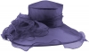 Wide Brimmed Occasion Hat in Mauve
