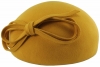 Failsworth Millinery Wool Retro Pillbox Hat in Mustard