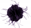 Failsworth Millinery Feather Fascinator in Pansy