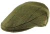 Boardmans Wool Flat Cap with Teflon Coating in Pattern 311 - Green