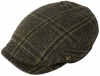 Failsworth Finsbay Harris Tweed Wool Cap in Pattern 465 - Olive