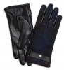 Failsworth Millinery Harris Tweed Gloves in Navy