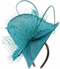 Failsworth Millinery Aliceband Events Disc Headpiece in Peacock