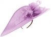 Failsworth Millinery Wide Brim Events Headpiece in Peony