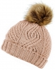 Boardmans Darby Ladies Cable Knit Beanie Bobble Hat