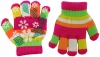 Magic Snowflake Toddler Gloves in Pink