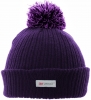 Thinsulate Kids Two Tone Beanie Bobble Hat in Purple