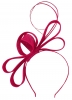 Hawkins Collection Loops and Quill Aliceband Fascinator in Pink