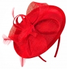 Hawkins Collection Mini Disc Aliceband Fascinator in Red