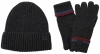 Failsworth Millinery Mens Kendal Wool Beanie with Matching Gloves in Charcoal