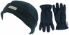 SSP Hats Thinsulate Ladies Beanie with Matching Gloves in Navy