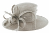 Failsworth Millinery Loops Events Hat in Silver