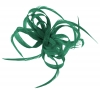 Aurora Collection Loops in Hessian Fascinator in Teal
