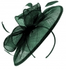 Failsworth Millinery Sinamay Disc Headpiece in Teal