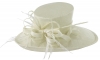Max and Ellie Ascot Hat in White