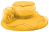 Collapsible Wedding Hat in Yellow
